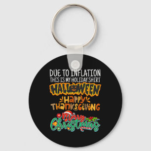 Aufgrund der Inflation ist das mein Halloween-Ernt Schlüsselanhänger