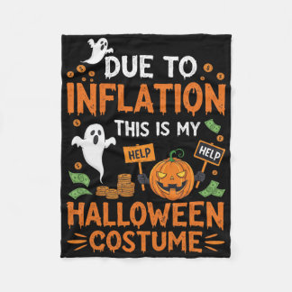 Aufgrund der Inflation ist das mein Halloween-Kost Fleecedecke