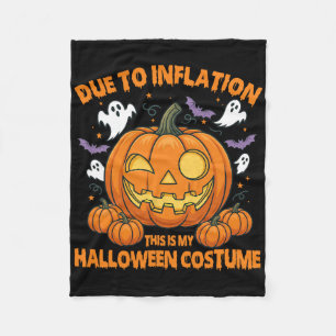 Aufgrund der Inflation ist das mein Halloween-Kost Fleecedecke