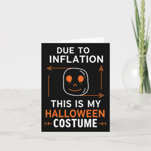 Aufgrund der Inflation ist das mein Halloween-Kost Karte