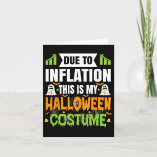 Aufgrund der Inflation ist das mein Halloween-Kost Karte