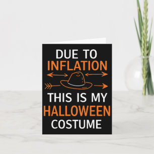 Aufgrund der Inflation ist das mein Halloween-Kost Karte