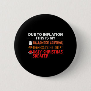 Aufgrund der Inflation ist dies mein Halloween-Ern Button