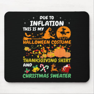 Aufgrund der Inflation ist dies mein Halloween-Ern Mousepad