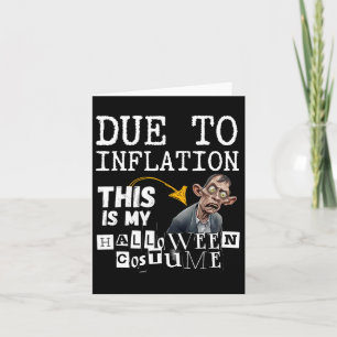 Aufgrund der Inflation ist dies mein Halloween Zom Karte