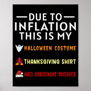 Aufgrund der Inflation ist dies mein lustiges Hall Poster