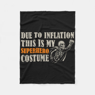 Aufgrund der Inflation ist dies mein Superheld-Kos Fleecedecke
