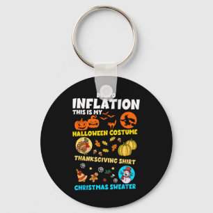 Aufgrund der Inflation mein Halloween-Erntedank Ch Schlüsselanhänger