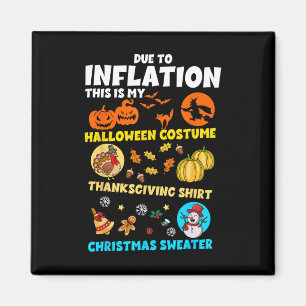 Aufgrund der Inflation mein Halloween-Erntedankfes Magnet