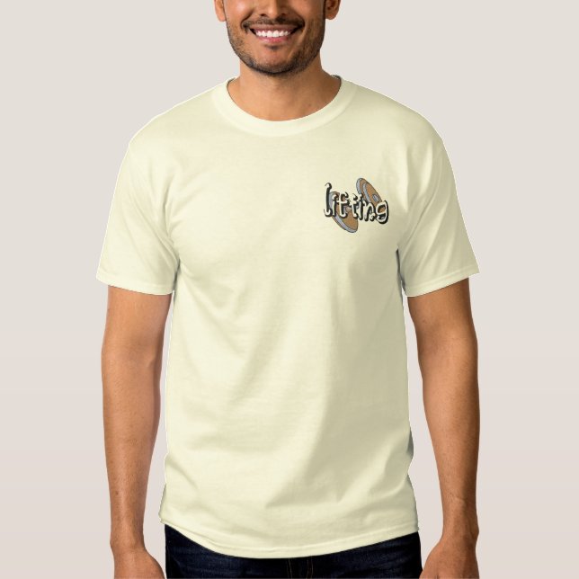 Aufheben Besticktes T-Shirt (Vorderseite)