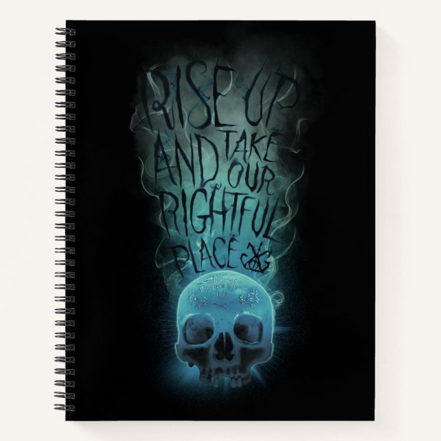 "Aufheben" - Skull & Rauch Graphic Notizbuch (Vorderseite)