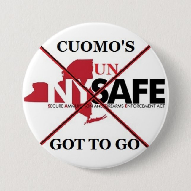Aufhebung NY SICHERES TAT cuomo Button (Vorderseite)