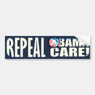 AUFHEBUNGobama-SORGFALT OBAMACARE Autoaufkleber