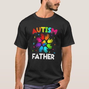 Aufklären der Hand Autismus Sensibilisierung Vater T-Shirt