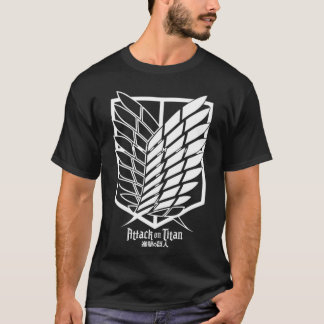 Aufklärer-Emblem Attack on Titan Retro T-Shirt