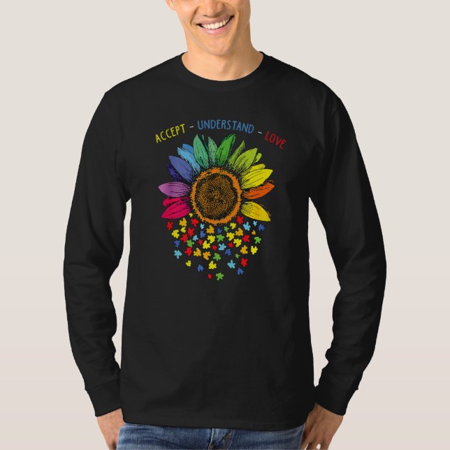Aufklärung über Autismus Liebe verstehen T-Shirt (Vorderseite)