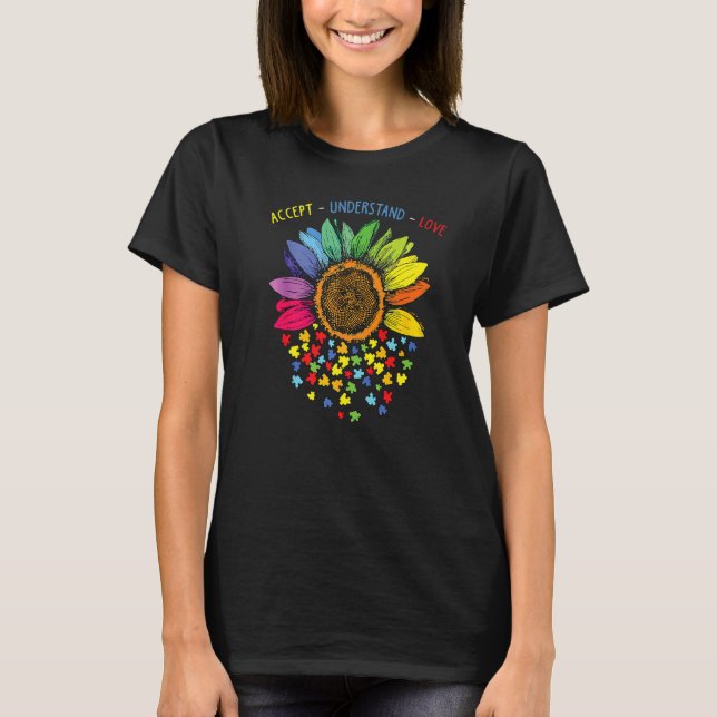 Aufklärung über Autismus Liebe verstehen T-Shirt (Vorderseite)