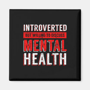 Aufklärung über psychische Gesundheit Depression Magnet