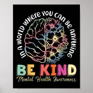 Aufklärung über psychische Gesundheit Depression S Poster