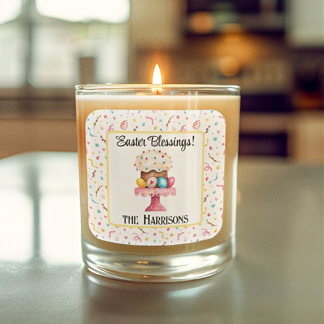 Aufkleber 3-in, Name | Ostersegnung glücklich Oste (Von Creator hochgeladen)