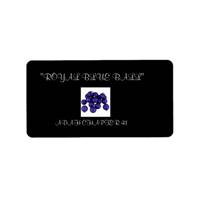 AUFKLEBER ADRESSAUFKLEBER (Vorne)