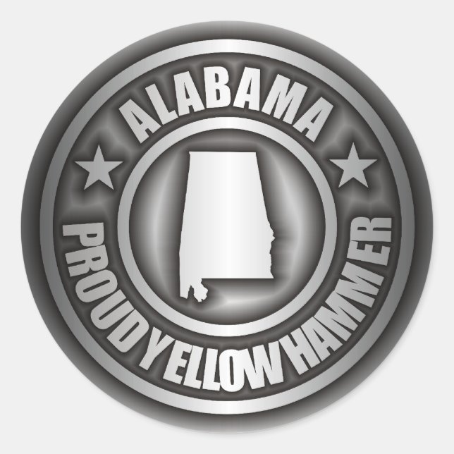 Aufkleber "Alabama Steel" (Vorderseite)