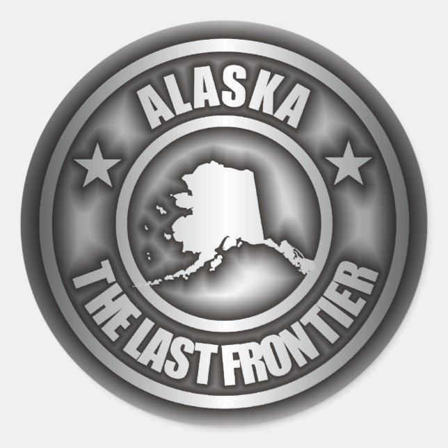 Aufkleber "Alaska Steel" (Vorderseite)