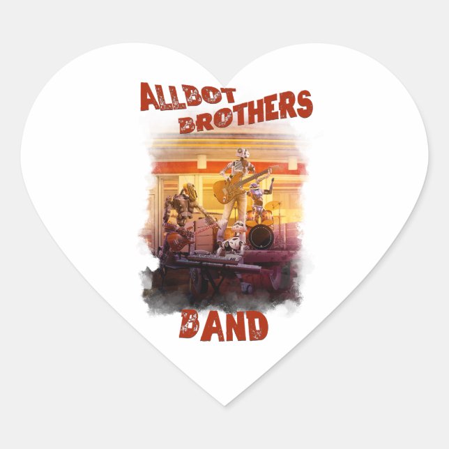 Aufkleber Allbot Brothers Band/Bobs Saucer Repair (Vorderseite)