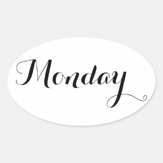 Aufkleber am Wochenende: Montag