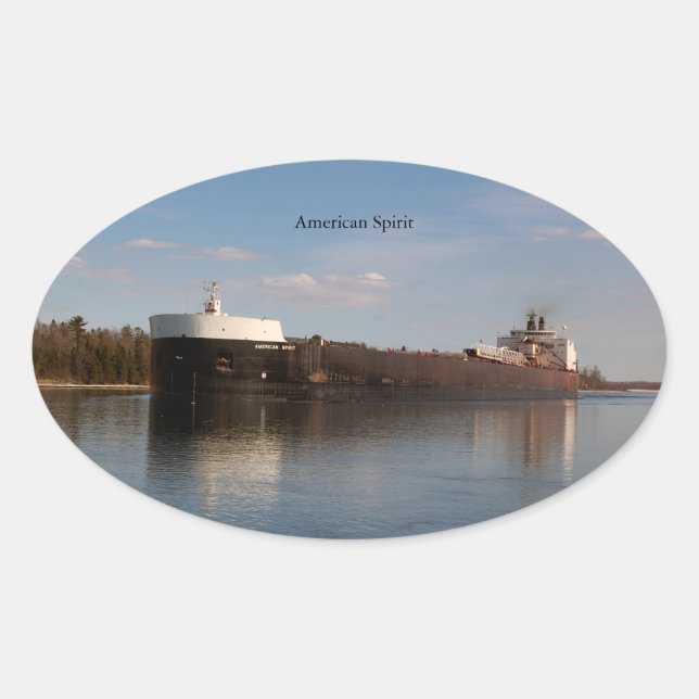 Aufkleber "American Spirit" (Vorderseite)