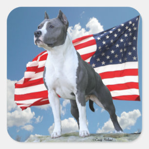 Aufkleber amerikanischen Staffordshires Terrier