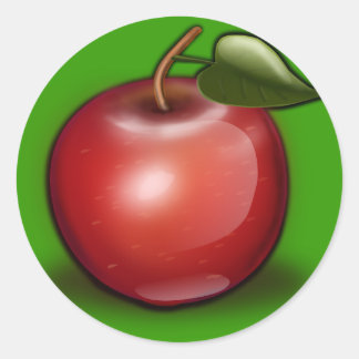 Aufkleber - Apfel