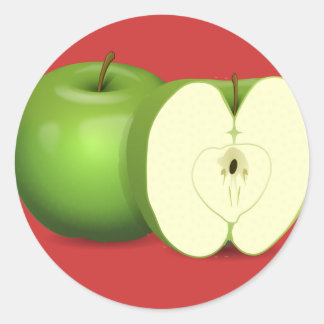 Aufkleber - Apfel