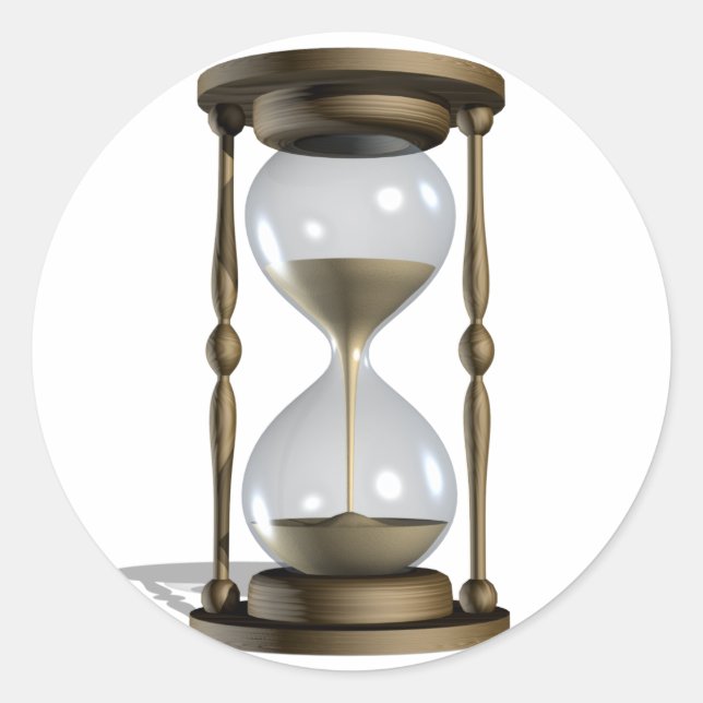 Aufkleber aus Hourglas (Vorderseite)