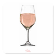 Aufkleber aus Rosé