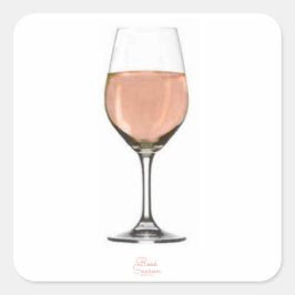 Aufkleber aus Rosé