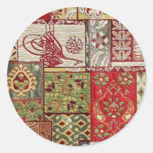 Aufkleber aus türkischem Gewebe