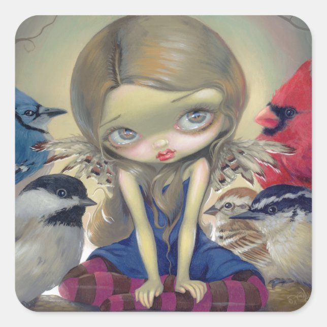 Aufkleber "Backyard Birds" (Vorderseite)