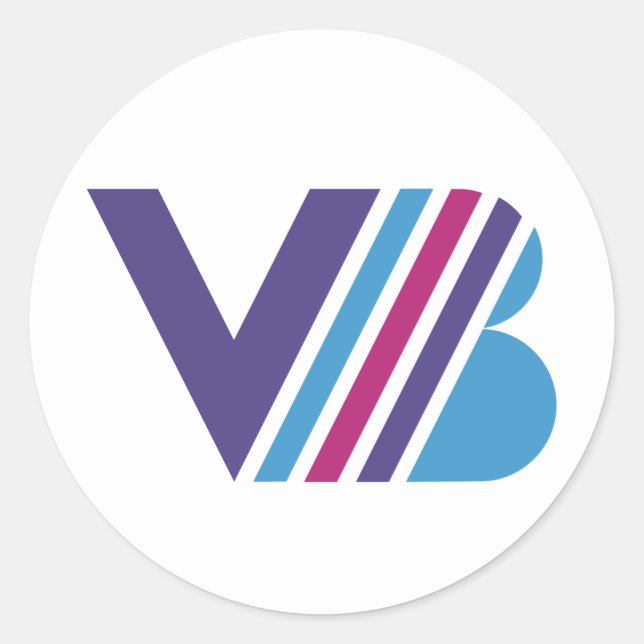 Aufkleber Basic Logo VroomBastic (Vorderseite)