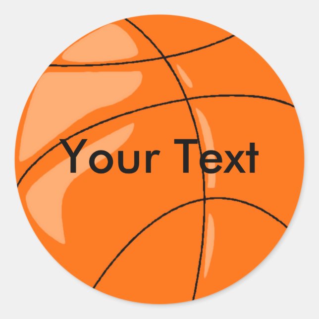 Aufkleber - Basketball (Vorderseite)