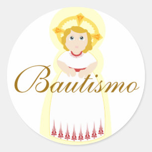 Aufkleber "Bautismo" individuell anpassen