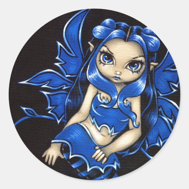 Aufkleber "Beautiful Blue Fairy" (Vorderseite)