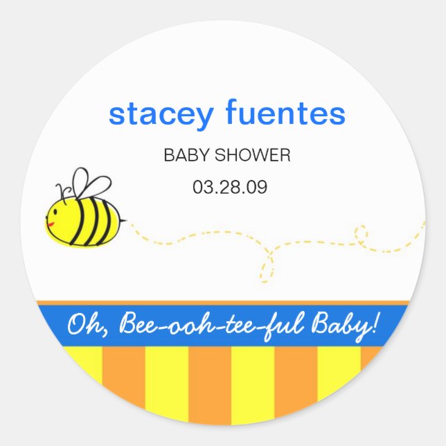 Aufkleber "Beeutiful Baby" (Vorderseite)