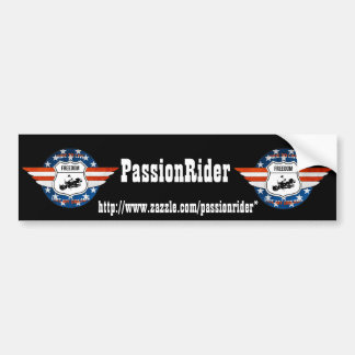 Aufkleber befördert PassionRider Autoaufkleber