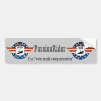 Aufkleber befördert PassionRider Autoaufkleber