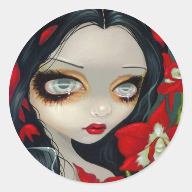 Aufkleber "Blutorchid" (Vorderseite)