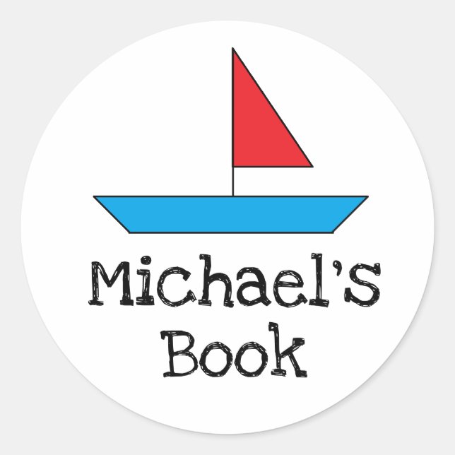 Aufkleber "Boot" (Vorderseite)