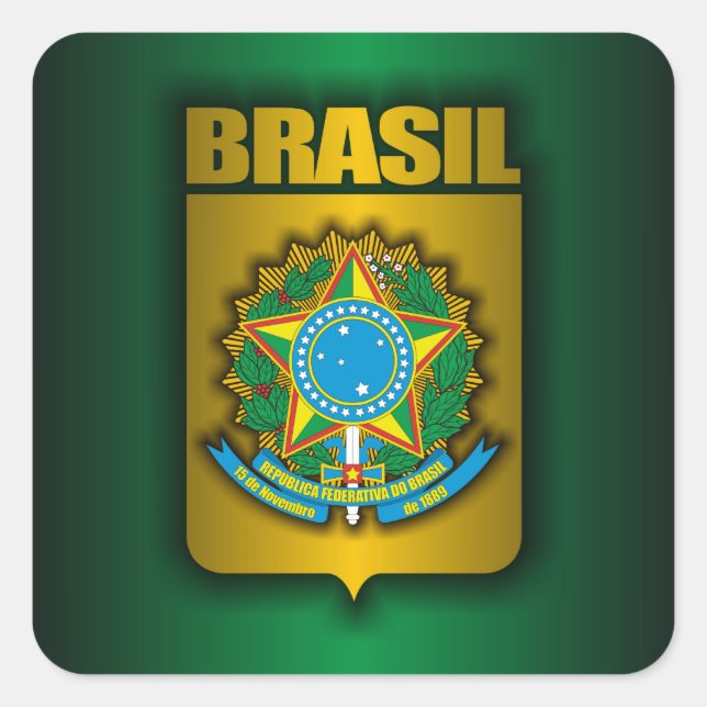 Aufkleber "Brasil Steel" (Vorderseite)