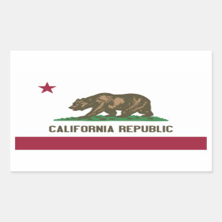 Aufkleber "California Flag"