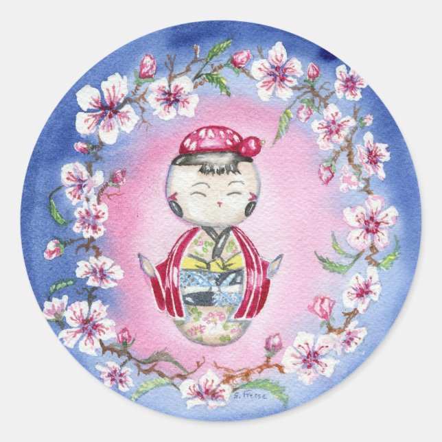 Aufkleber "Cherry Blossom" (Vorderseite)